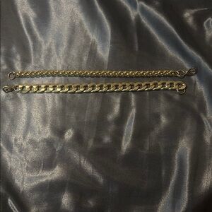 Gold Chain Bracelet Set